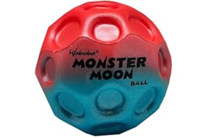 Waboba Monster Moon Ball - The New Larger Super Bouncing Ball - Scarlet Rush