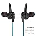 Phaiser Junwer BHS-750 Bluetooth Headphones Runner Headset Sport Earphones with Mic and Lifetime Sweatproof Guarantee - Wireless Earbuds for Running, Oceanblue