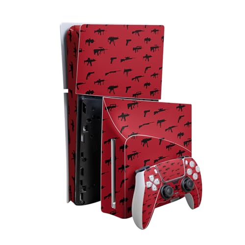 Skin Compatible with PlayStation 5 Slim Digital Edition Bundle + Disc Drive for…