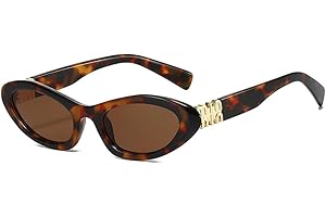 AICase Bruno Merch Mars Peso Gifts Pluma Retro Oval Sunglasses for Women Men Small 90s Sun Glasses Trendy Round Shades Cute M