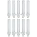 Sunlite PLD26/E/SP41K/10PK 4100K Cool White Fluorescent 26W PLD Double U-Shaped Twin Tube CFL Bulbs with 4-Pin G24Q-3 Base (10 Pack) primary