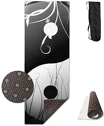 Roue Yoga Mat Non Slip Universal Camouflage Printed 24 X 71 Inches Premium For Fitness Exercise Pilates With Carrying Strap