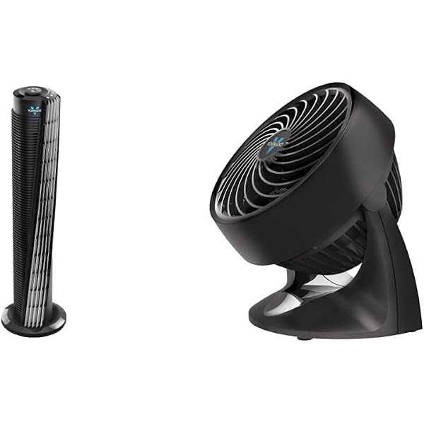 Amazon.com: Vornado 184 Whole Room Air Circulator Tower Fan, 41, 184-41,  Black u0026 133 Compact Air Circulator Fan : Home u0026 Kitchen
