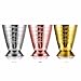 Emousport Bar Cocktail Jigger Three Scales Coffee Measuring Jigger Wine Cup Stainless Steel Practical Measure Jigger Bar Tool Party Supply (silver)