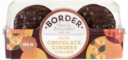 Borders Dark Choc Ginger with Orange 175g