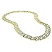 Sand Blast Cuban Bling Chain Gold Tone Heavy 20MM Wide Mens 30