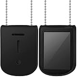 Neck Chain Badge Holder Leather Police Badge Holder