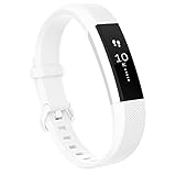 Fitbit Alta HR Bands, Vancle Classic Accessory Alta HR and Alta Band Replacement Wristband for Fitbit Alta 2016 / Fitbit Alta HR (White, Small)