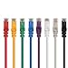 Cable Matters 8-Pack Snagless Short Cat 5e Ethernet Cable - 3ft, Gigabit Cat5e Cable, Cat5e Ethernet Cord, Multicolored
