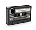 j-me cassette tape dispenser - black. An ideal stationery accessory for the home or office desk | compatible with scotch tape & 3M tape