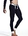 SEOBEAN Men's Low Rise Long John Cotton Pants