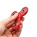 Yeahbeer Hand Fidget Spinner Toy Stress Reducer and Perfect For ADD, ADHD ,Finger Toy fidget work Ultra Fast Bearings (red with sliver)