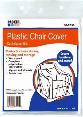 All Boxes Direct #SP-9050 2PK Plastic Chair Covers