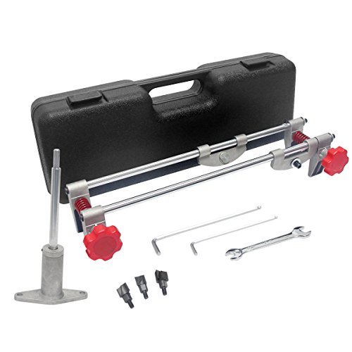 Signstek Wood Chisel Mortise Lock Set, Mortice Door Fitting Jigs, Lock Mortiser with 3 Cutters