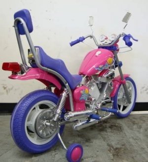 power wheels pink motorcycle