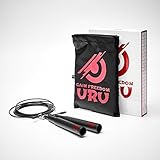 URU Sport Company Adjustable Length Wire Skipping Rope with Carrying Bag and Box