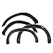 Fender Flares Compatible With 2007-2013 Toyota Tundra, Black ABS Pocket Style Wheel Cover Protector Vent Trim by IKON MOTORSPORTS
