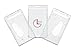 Vertical Hard Plastic Rigid Card Holder ID Badge Holder Pack of 3