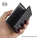 DMFLY Black Stainless Steel RFID Credit Card Holder Credit Card Wallet Protector RFID Metal Credit Card Case for Women and Men, Keep Cards Safe and Clean