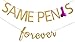 Naughty Bachelorette Party Decoration Banner: Same Pens Forever. For Bridal Shower and Wedding Shower. Funny Photo Prop Garland