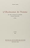 L'obsolescence de l'homme by 