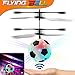 Kids Flying Ball, RC Flying Toy with Led Light up Toys Infrared Induction Helicopter Drone Parachute Boys Girls Adults Floating Novelty Gag Stress Relieve Toys Outdoors Halloween
