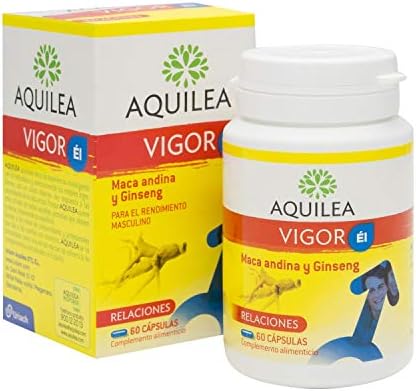 Aquilea Vigor for Him 60 caps - Combat Fatigue and Tiredness - Blue Pills - Increase Your Testosterone
