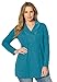 Roamans Women's Plus Size Thermal Shawl Tunic