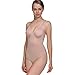 LastFor1 Women's Leotard Bodysuit Plus Size Underwire Body Briefer Tank Camisole S-XXL Skin XL