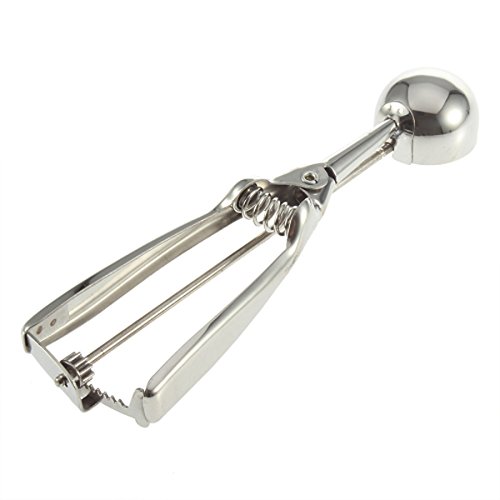 Emousport 3PCS/lot 4CM 5CM 6CM Kitchen Ice Cream Mash Potato Scoop Stainless Steel Spoon Spring Handle Kitchen Accessories