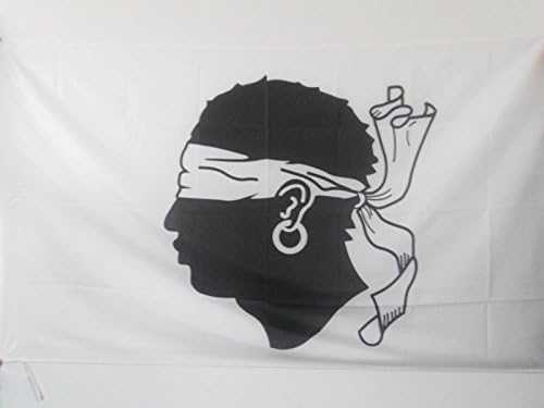 AZ FLAG, Corsica before 1755 Flag, 2x3 Ft, French region of Corse Banner with Sleeve, 100% Polyester, Fade Resistant