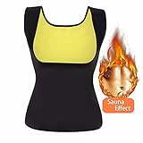 Slimming Body Shaper for Women Belly Fat Burner Hot Sweat Sauna Vest Tank Top Weight Loss Shapewear No Zipper Black by Balabalam