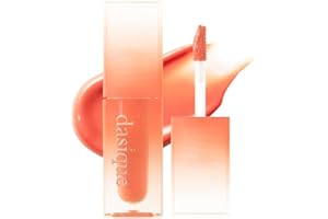 dasique Juicy Dewy Tint (15 Orange Coke) | Long-wearing Glossy Lip Stain, Non-sticky | Vegan, Cruelty-free