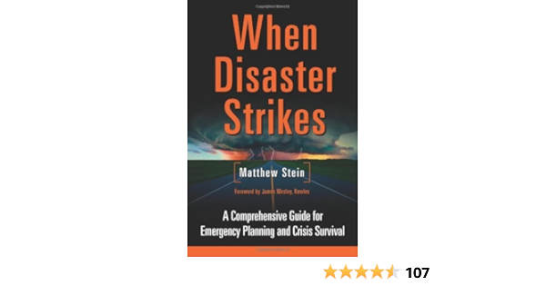 By Matthew Stein When Disaster Strikes A Comprehensive Guide For Emergency Planning And Crisis Survival Matthew Stein Amazon Com Books