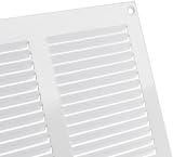 Europlast 300x150mm White Metal Air Vent Grille with Insect Mesh view 3