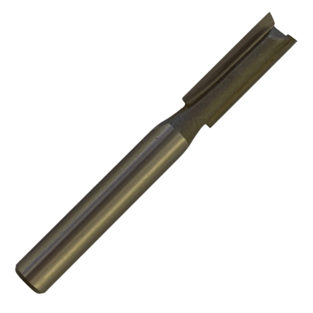 1/4" Cutting Diameter x 1/4" Shank Straight Flute Router Bit