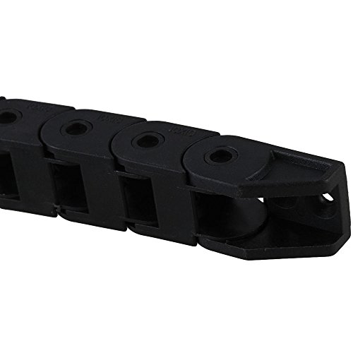 Yibuy R18 10x10 mm CNC Router Mill Cable Drag Chain Wire Carrier 1M Bridge Type