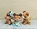 LPSOLD LPS Collie Lot 2452 893 58 Sage Paw Up Tan Brown Different Blue Eyes Dog Puppy with Accessories Bow Wings Collar Bones Lot Collection Kids Boy Girl Gift Set