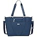 Baggallini Avenue Tote Bag - Lightweight, Water Resistant, Carry-On Travel Purse With Zippered Pockets and Laptop Sleeve