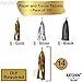 Gold 80th Birthday Decorations – Large, Pack of 23 | Black, Gold and Silver PomPoms and Tassel | 80th Birthday Party Supplies Kit | 80 Balloons | 80th Birthday Party Decorations | 80 Party Decor