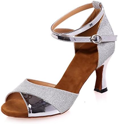 Women's Dancing Shoes Latin Women's Girls Cuban with 7.5 Multi Colors (220) Customizable