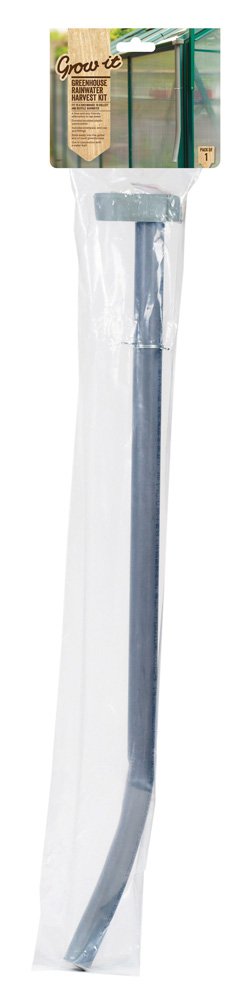 Grow It 08877 14 x 4 x 82 cm Greenhouse Rain Water Harvest Kit - Grey