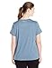 Champion Women's Plus-Size Double Dry Tee, Granite Heather, 2X