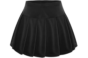 Skirts for Girls Pleated Skirt A-line Tennis Outfits High Waisted School Uniform Skirts