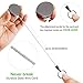 2 Pack Mini Heavy Duty Retractable Badge Holder Reel, Will Well Metal ID Badge Holder with Belt Clip Key Ring for Name Card Keychain [All Metal Casing, 24.4