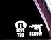 Han & Leia - I Love You / I Know - High Quality Precision-cut Vinyl Decals