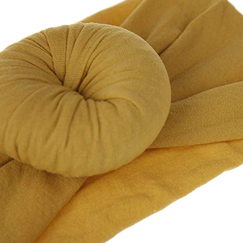 inSowni Newest Super Stretchy Nylon Bow Flower Turban Headbands Hairbands Headwraps for Baby Girl Toddlers Infants Newborns (10 Pack S1) - Thumbnail 6