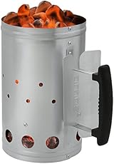 AMOS Charcoal Chimney Starter for BBQ Lumpwood Briquettes - Quick Fire Lighter view 1