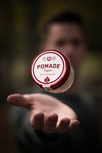 Ace High Pomade, Strong Hold, Natural Shine, 4oz