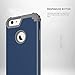 Maxcury iPhone 6 Plus Case iPhone 6s Plus Case, Hybrid Heavy Duty Shockproof Full-Body Protective Case with Three Layer Impact Protection for Apple iPhone 6s Plus 5.5 inch - Navy and Dk Grey